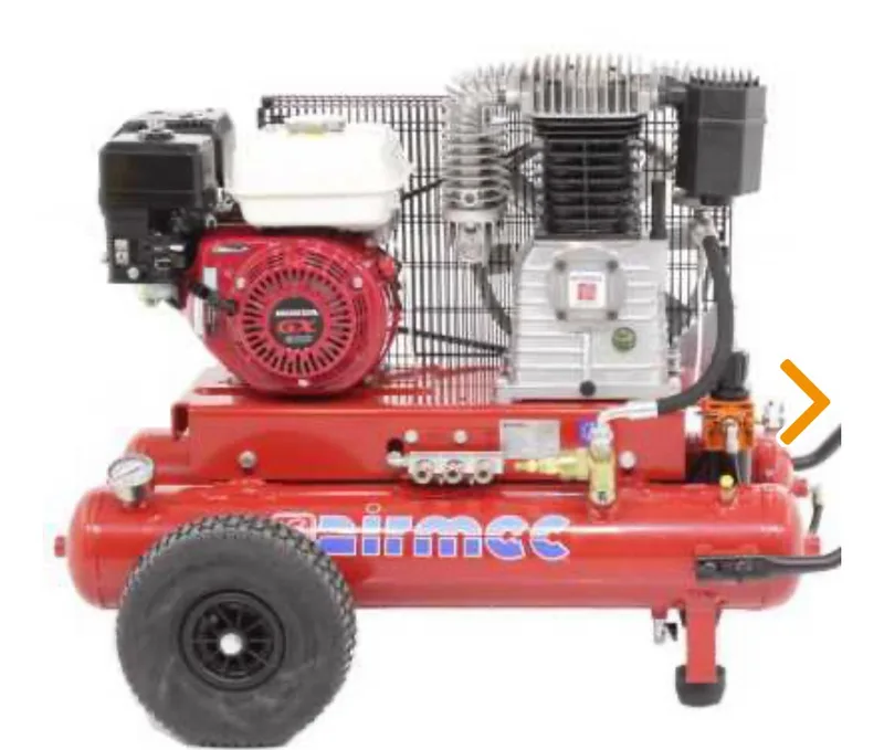 Motocompressore carrellato per la raccolta olive